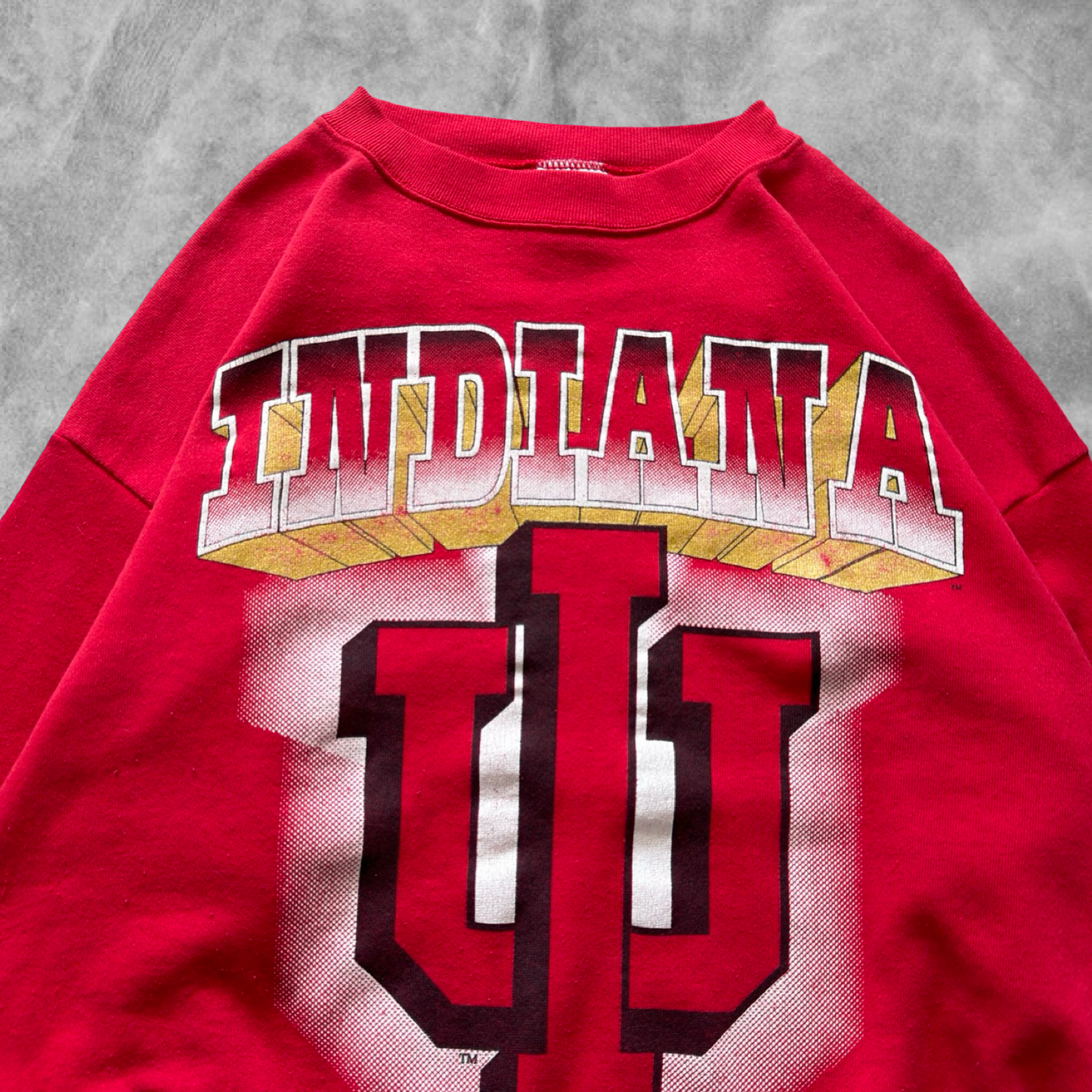 Red Indiana Hoosiers Sweatshirt 1990s (XL)