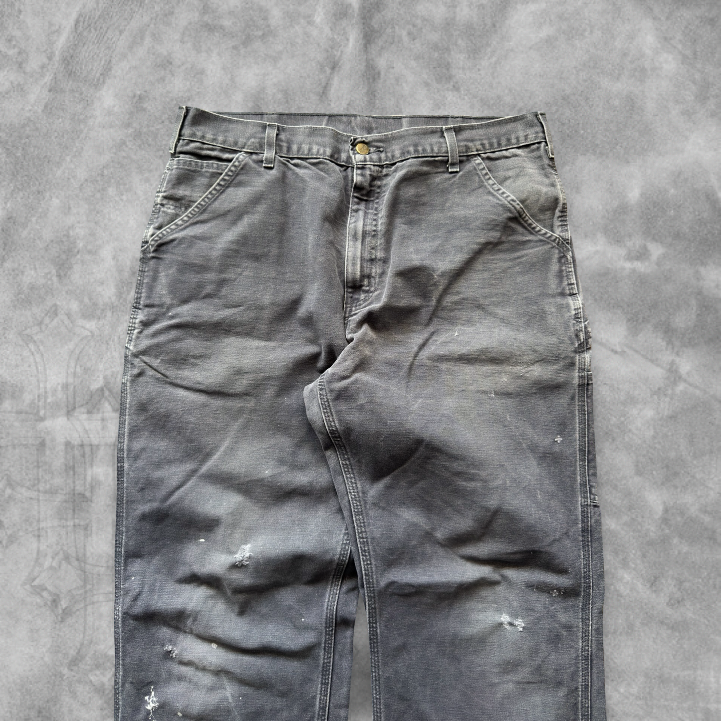 Faded Distressed Carhartt Carpenter Pants 1990s (36x32)