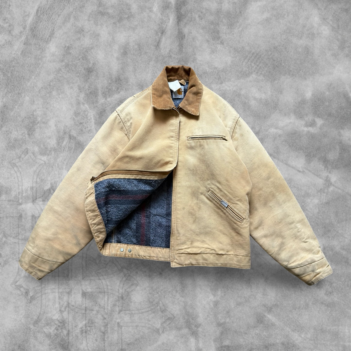 Tan Carhartt Detroit Jacket 1980s (S)