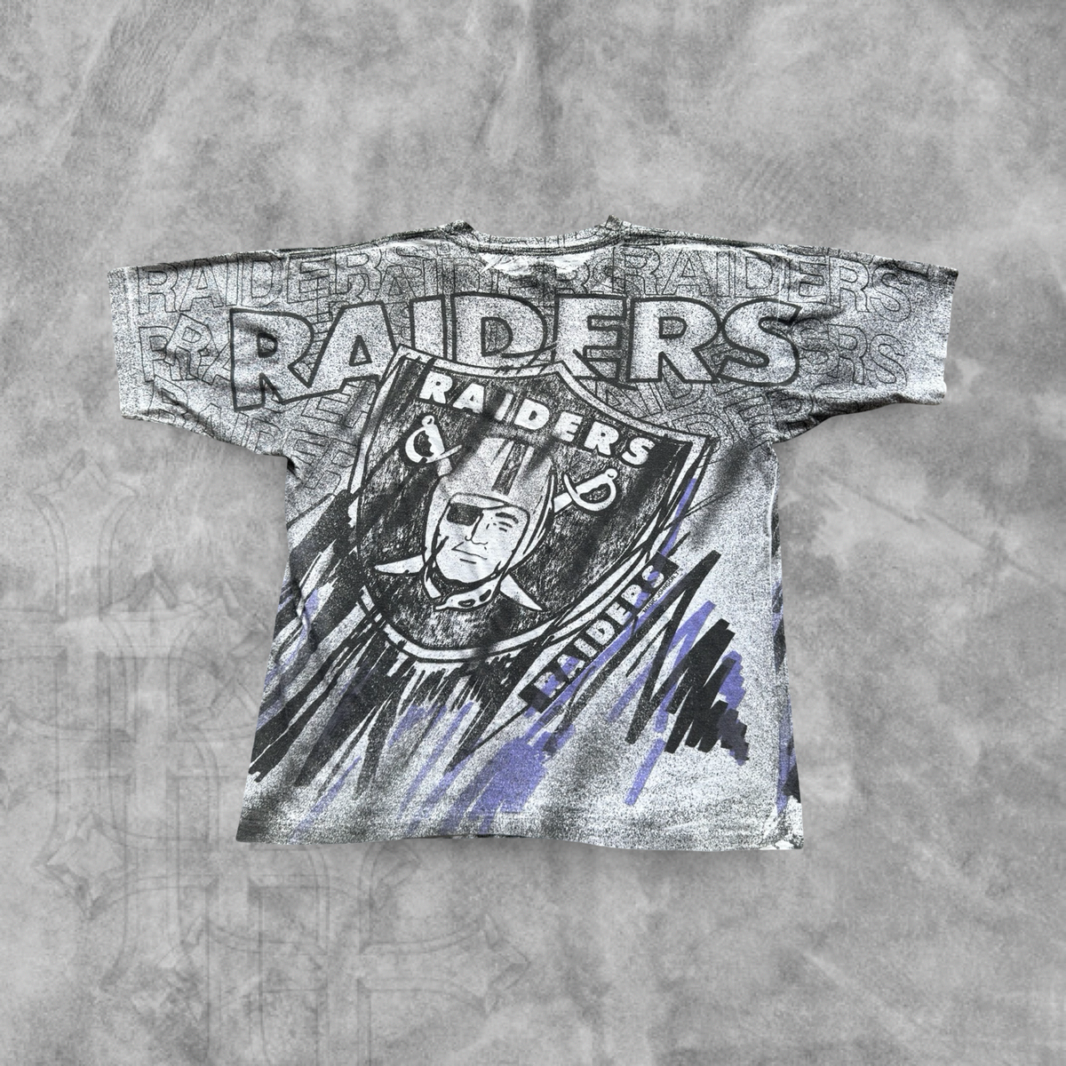 Multicolored Magic Johnson Oakland Raiders Shirt 1994 (L)