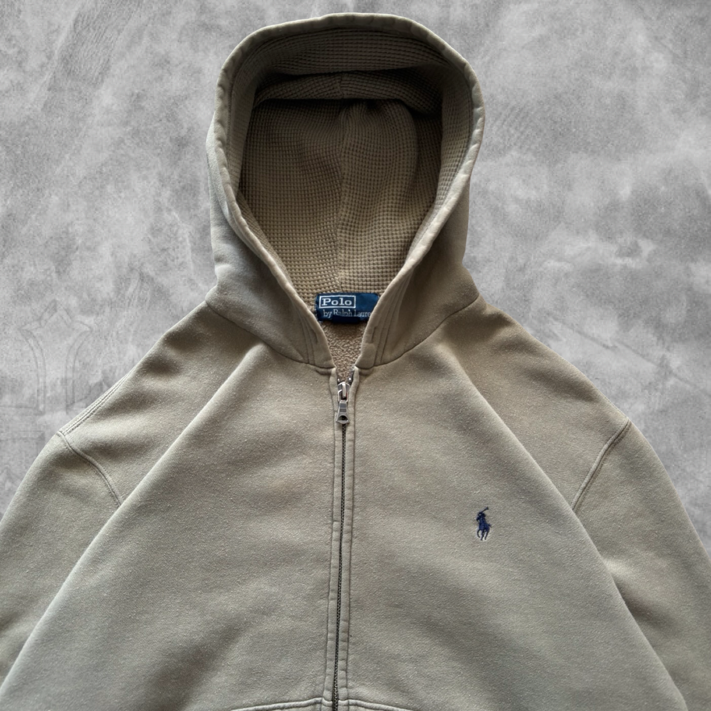 Tan Polo Ralph Lauren Hooded Jacket 2000s (S)