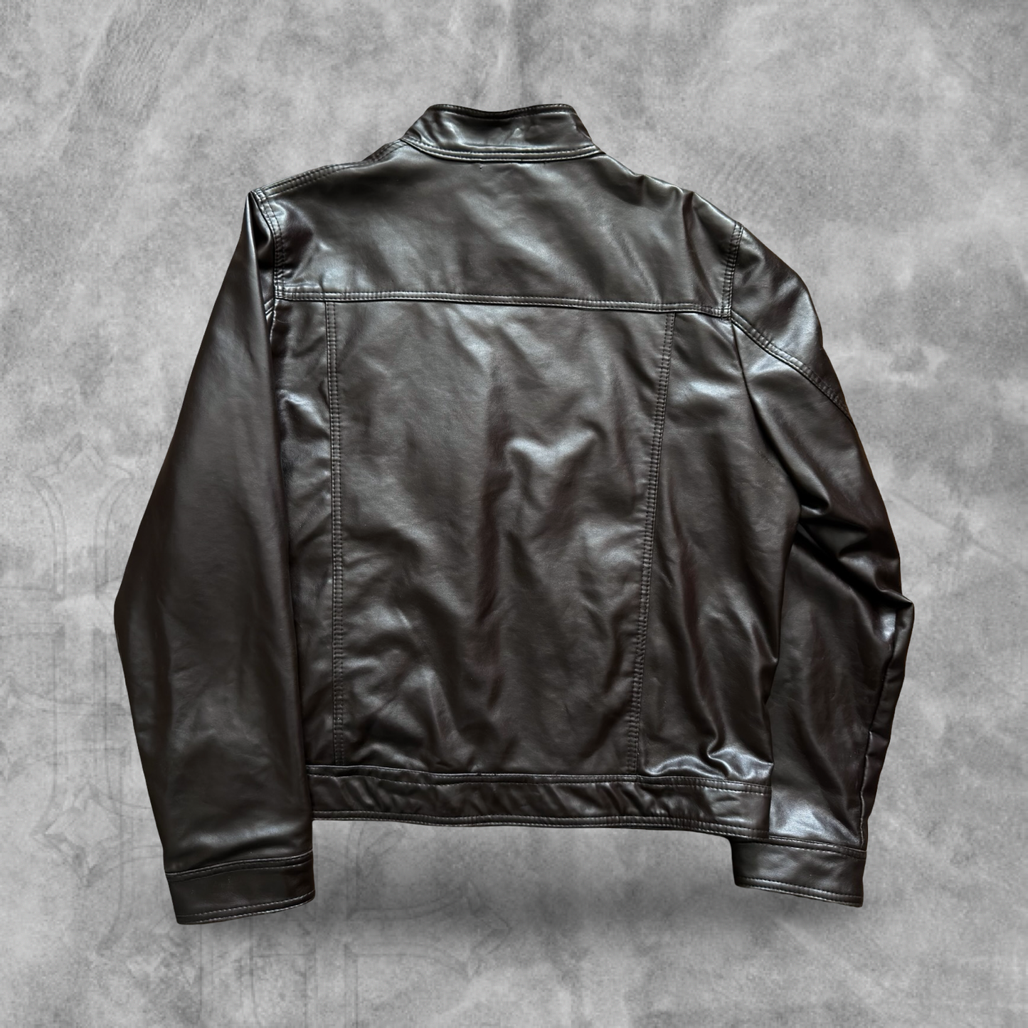 Brown AL Luxury Collection Leather Jacket 1990s (XL)