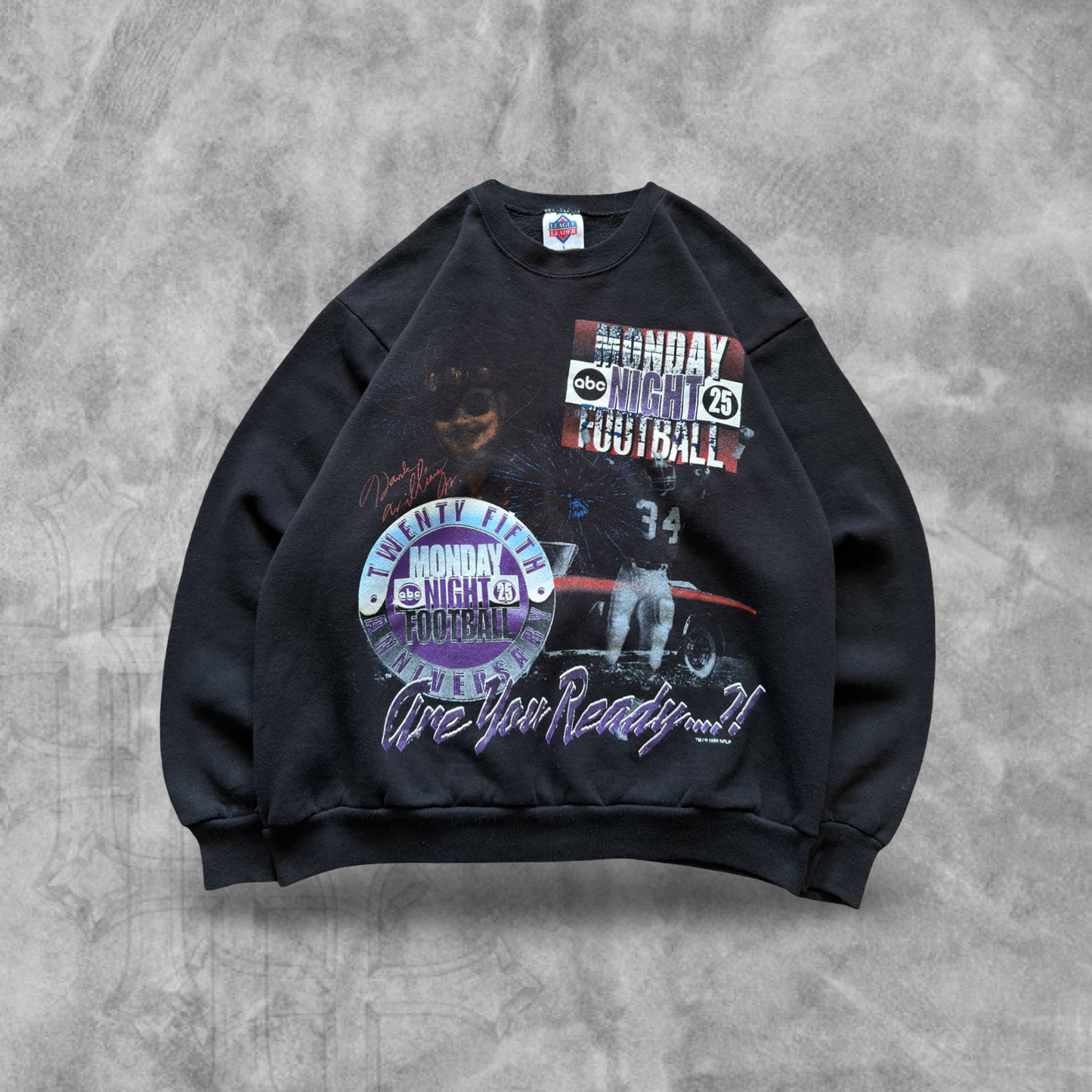 Black Hank Williams Jr. Monday Night Football Sweatshirt 1994 (M)