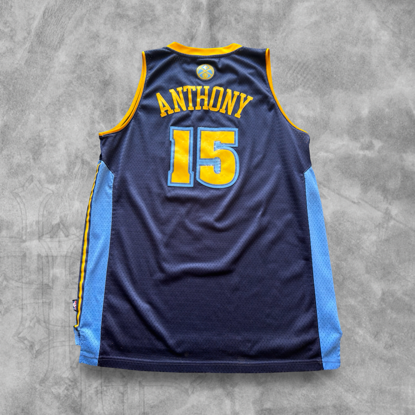 Navy Blue Denver Nuggets Carmelo Anthony Jersey 2000s (XL)
