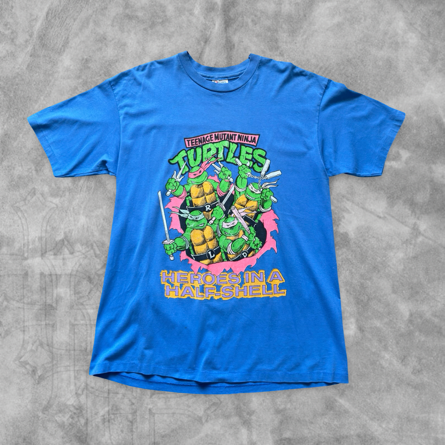 Blue Teenage Mutant Ninja Turtles Shirt 1980 (XL)