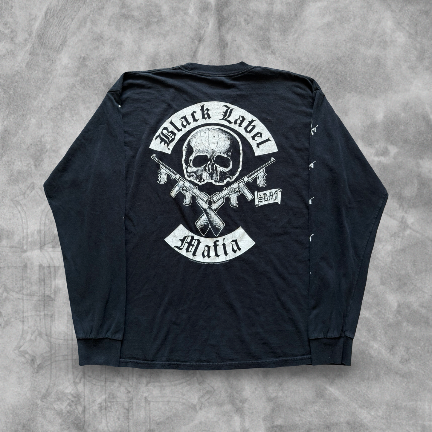 Black Black Label Mafia Long Sleeve Shirt 2004 (XL)
