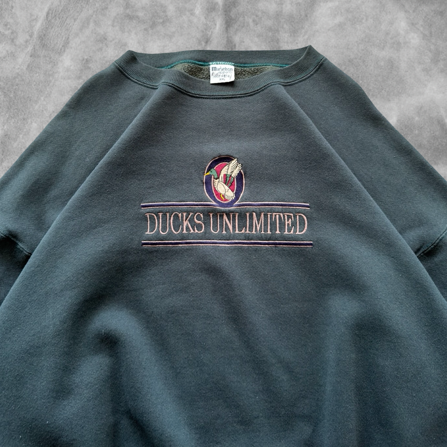 Forrest Green Ducks Unlimited Sweatshirt 1990s (XXL)