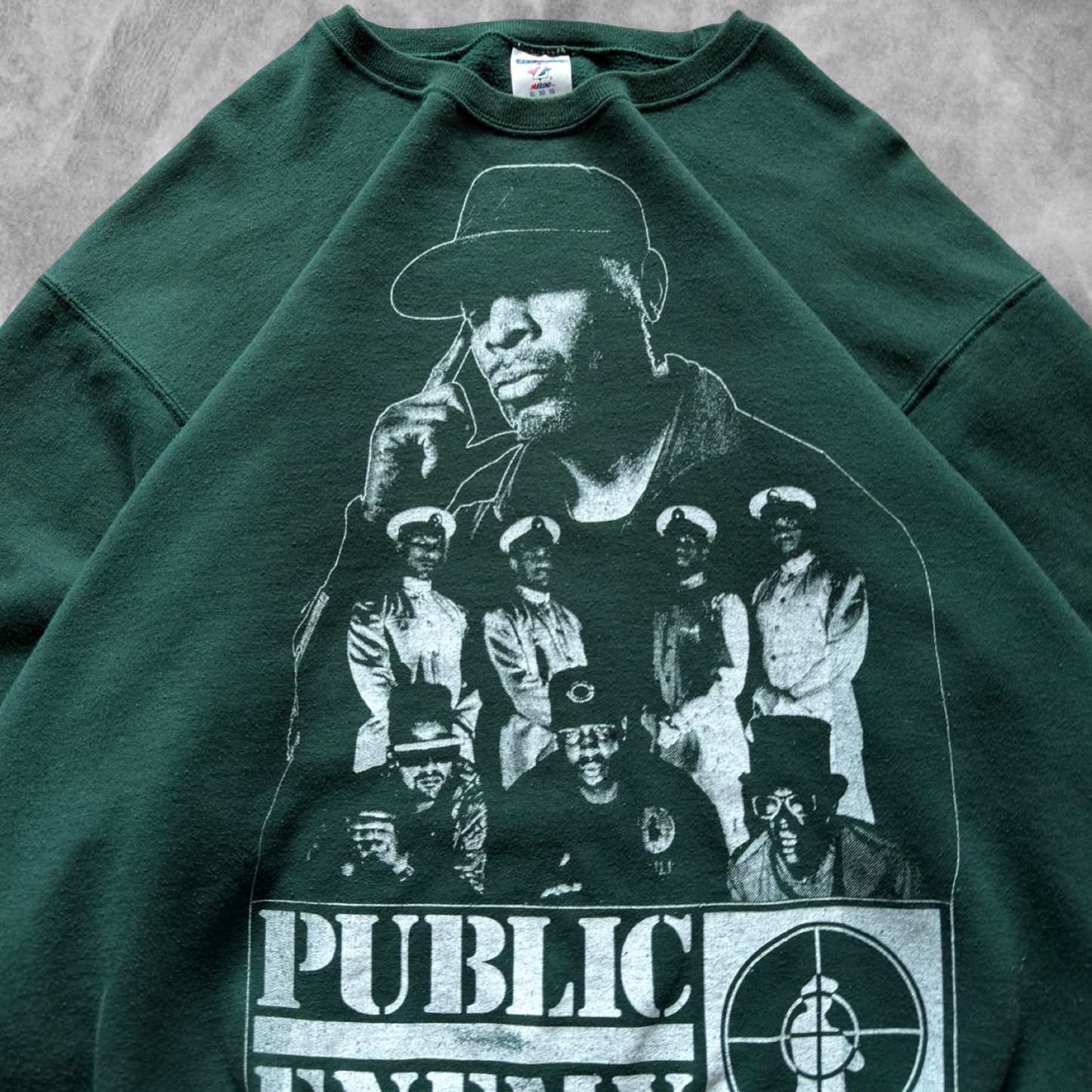 Forrest Green Public Enemy Sweatshirt 1990s (XL)