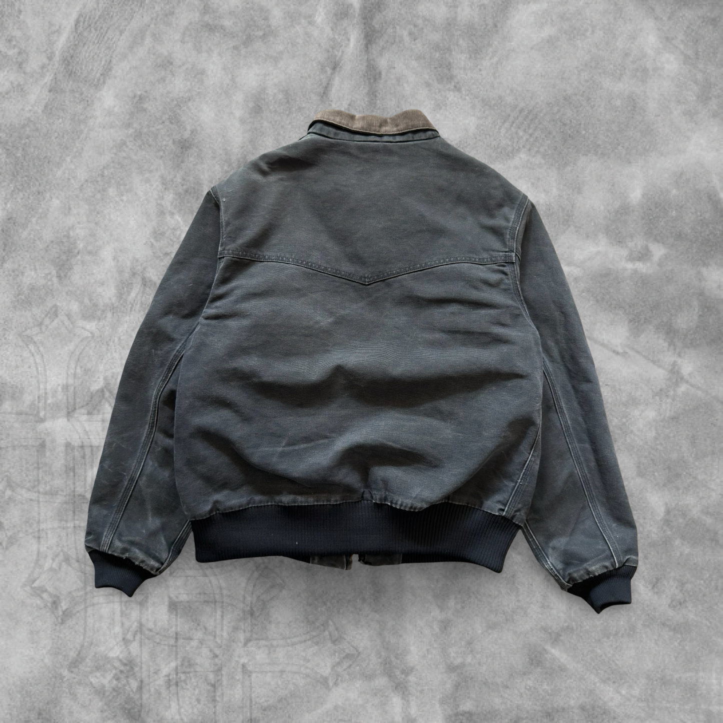Black Faded Santa Fe Carhartt Jacket 1990s (L)