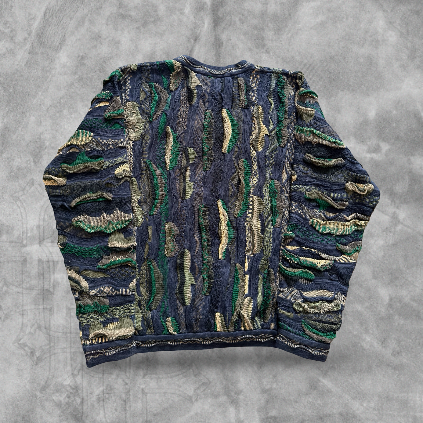 Multicolored Textured Coogi Sweater 1990s (L)