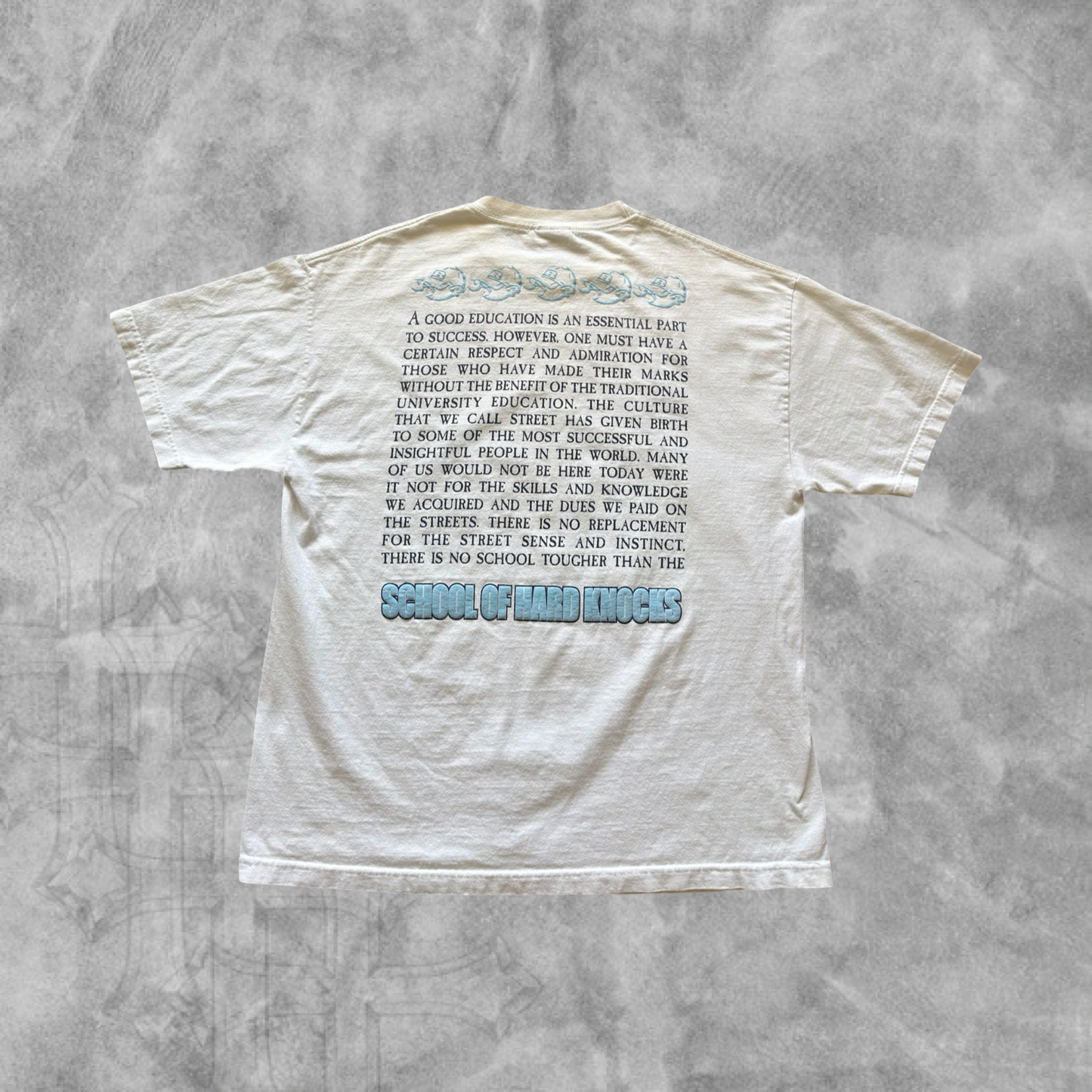 White School Of Hard Knocks Shirt 1990s (XL)