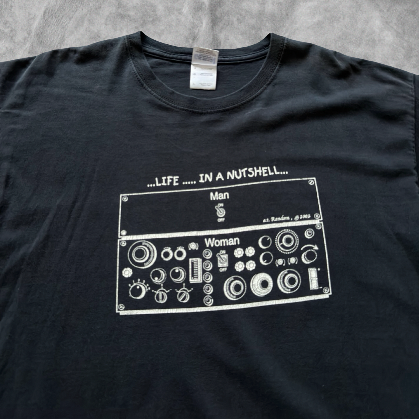 Black Life In A Nutshell Shirt 2000s (L)