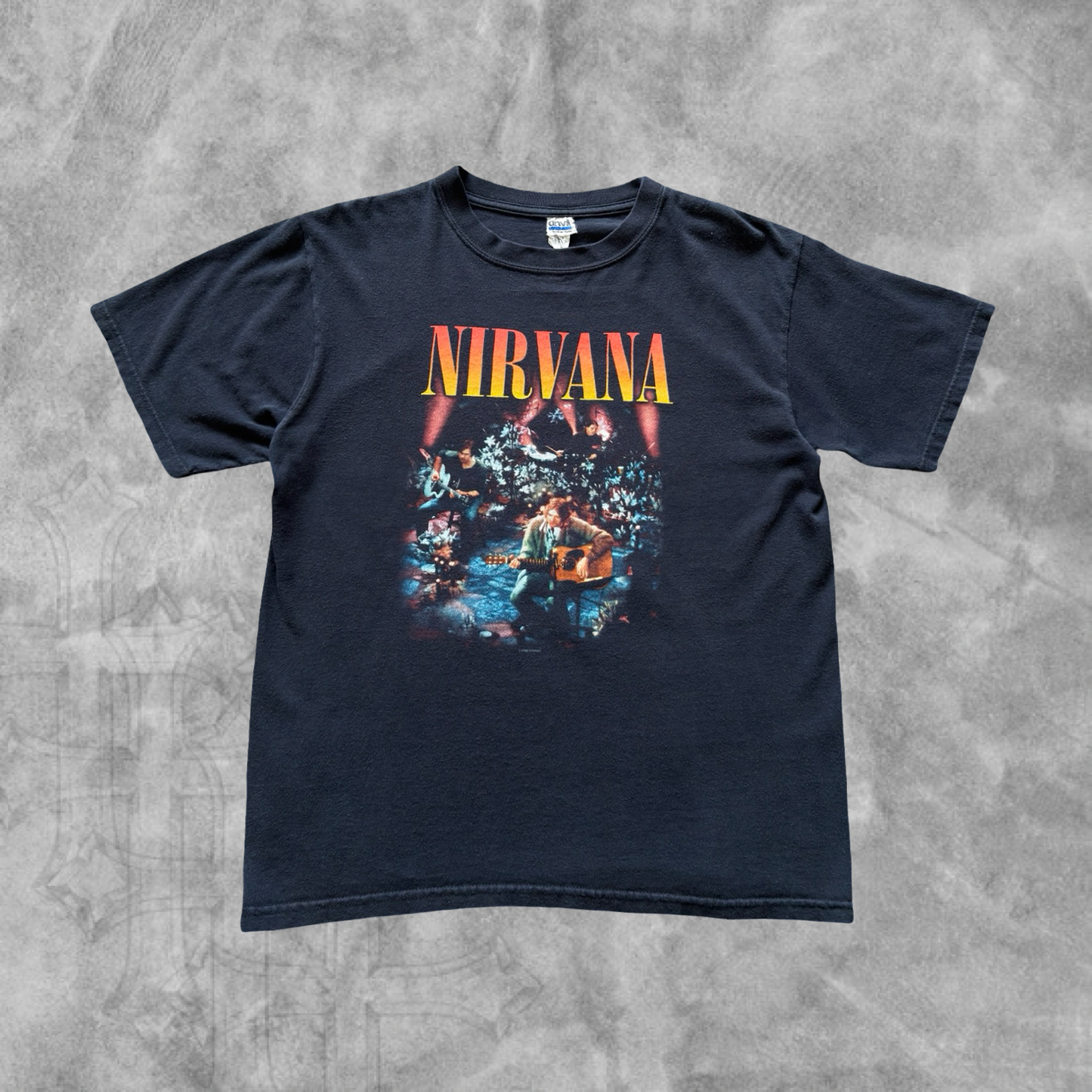 Black Nirvana MTV Unplugged NYC Shirt 2000s (M)