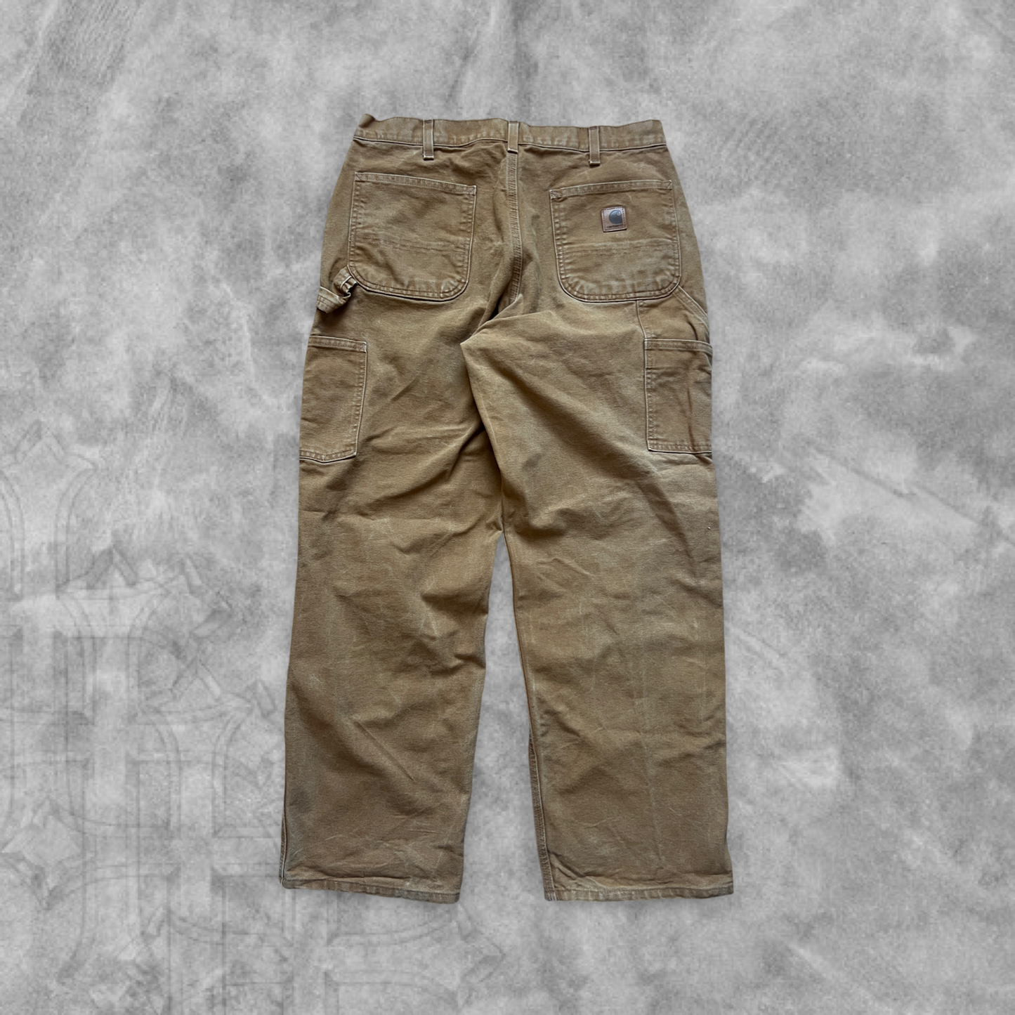 Camel Carhartt Carpenter Pants 2000s (34x30)