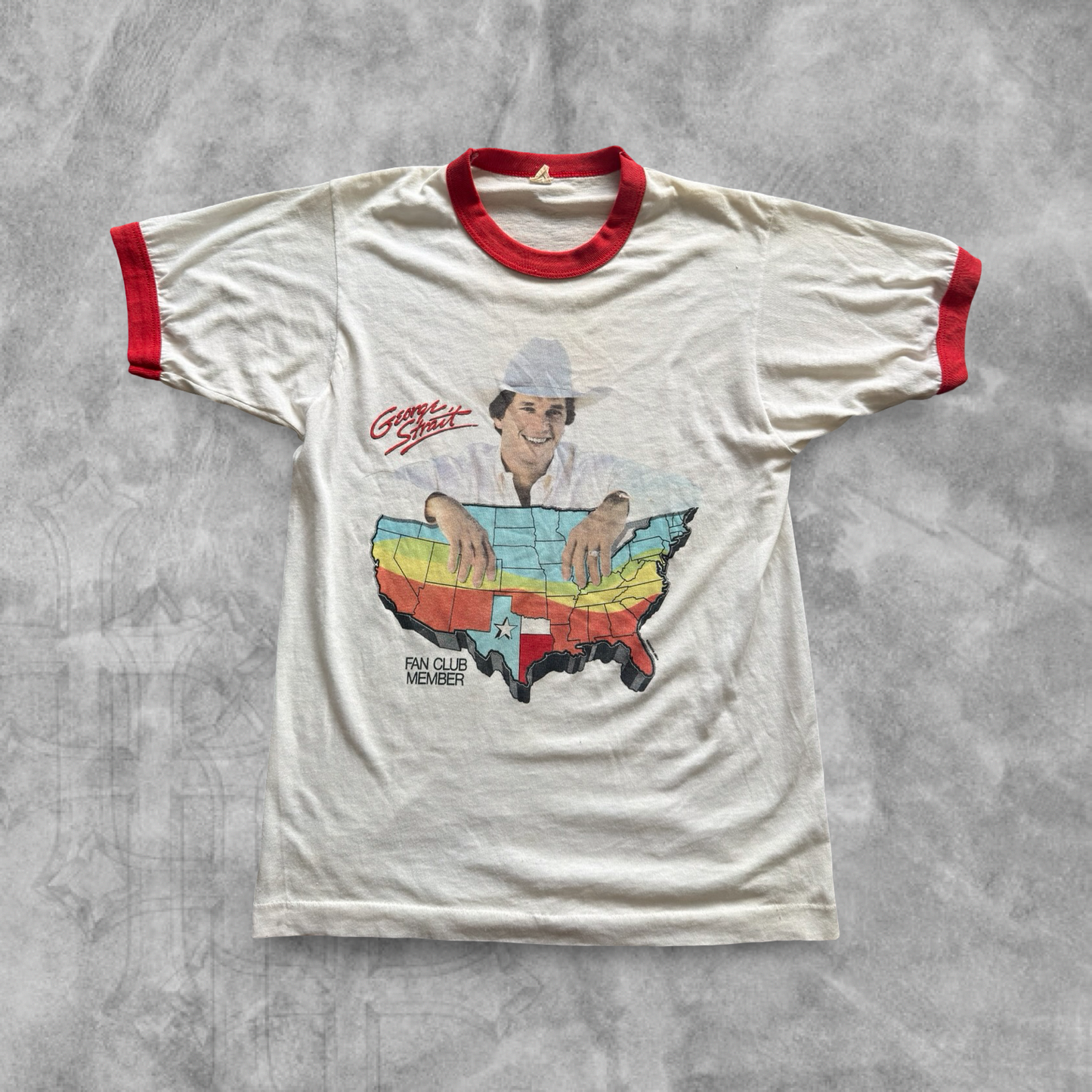 White George Straight Fan Club Shirt 1987 (S)