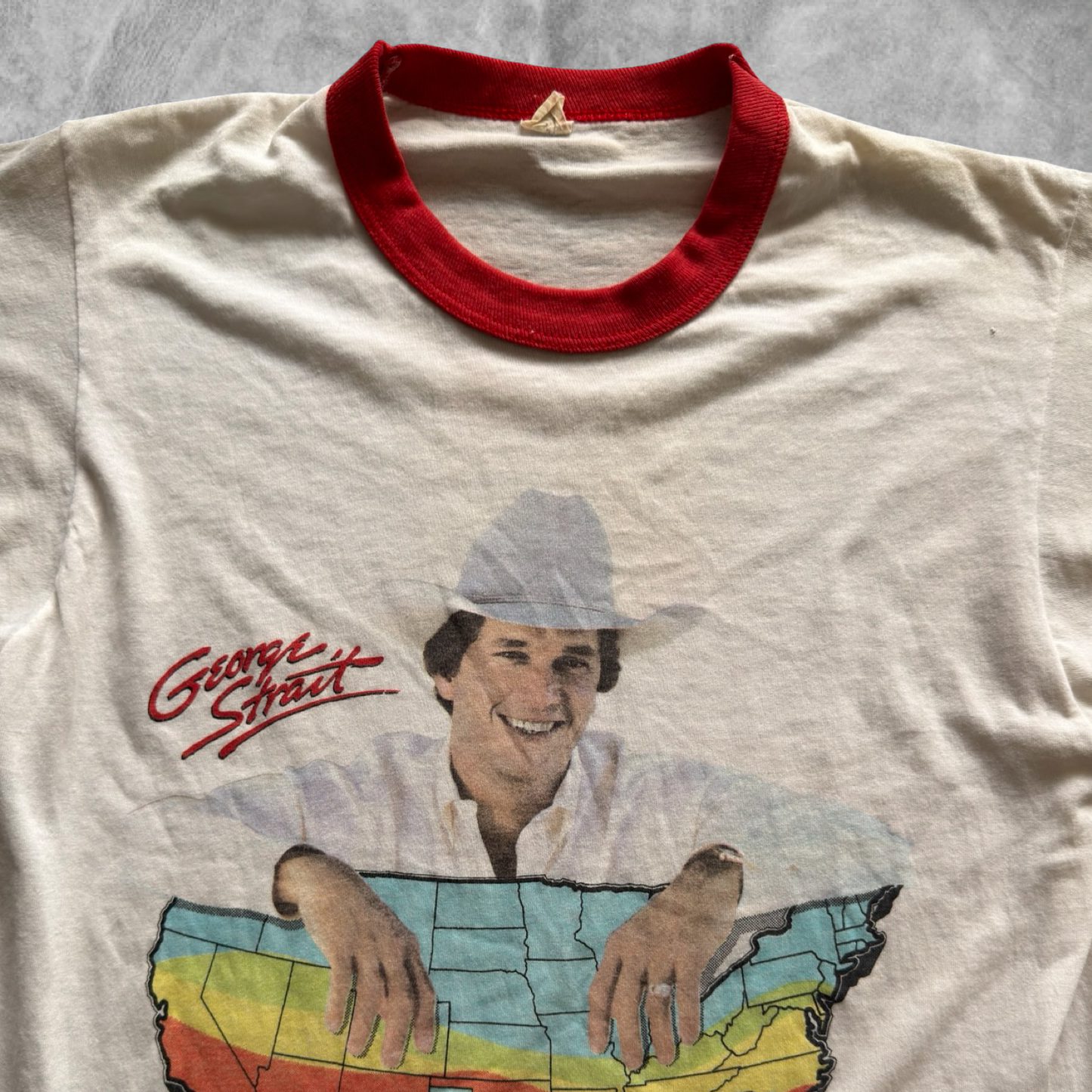 White George Straight Fan Club Shirt 1987 (S)