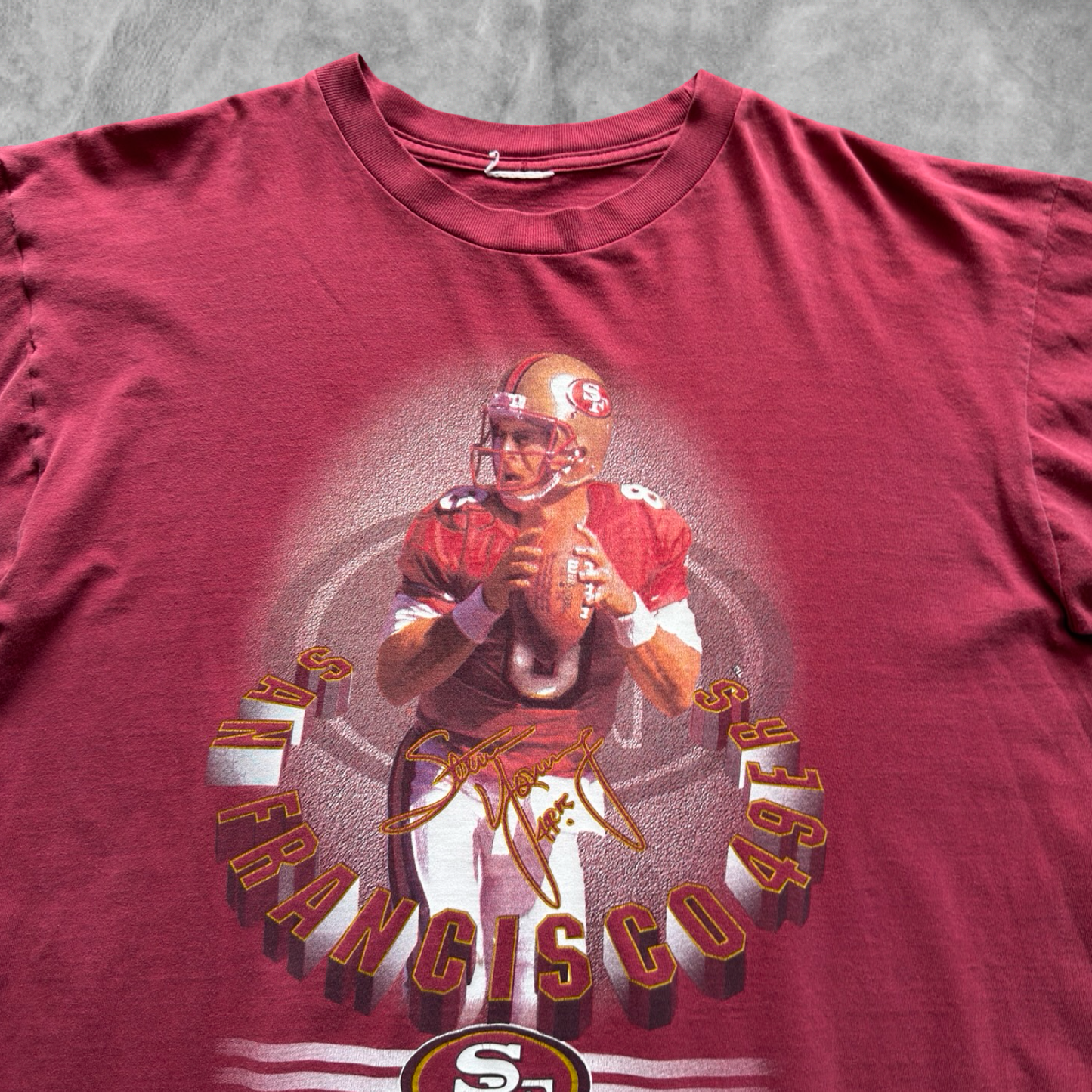 Maroon San Francisco 49ers Steve Young Shirt 1998 (XL)