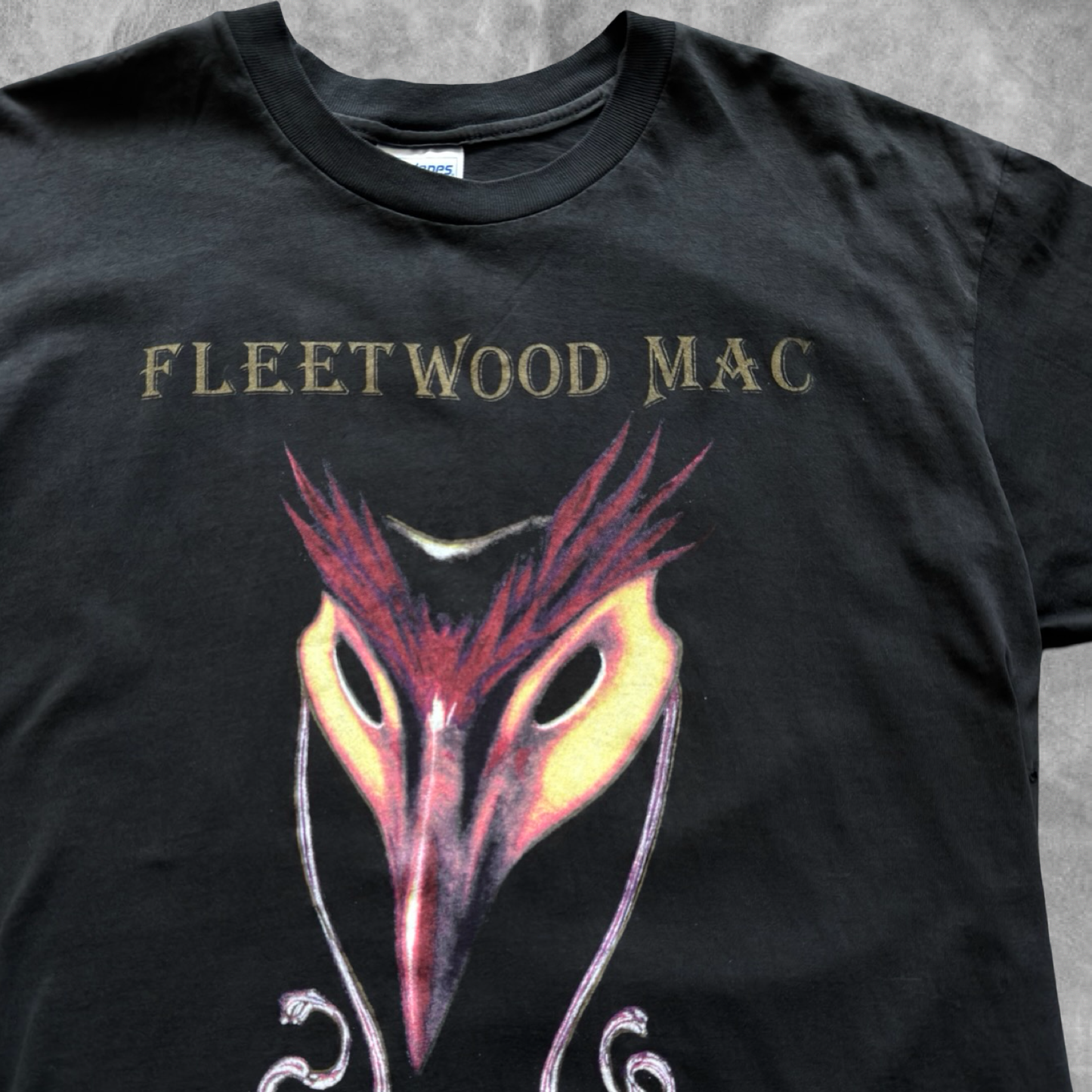 Black Fleet Wood Mac Behide The  Mask Shirt 1990 (L)
