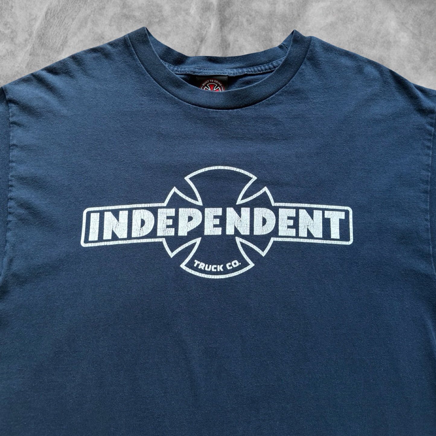 Navy Blue Independent Skate Shirt 1990s (XL)