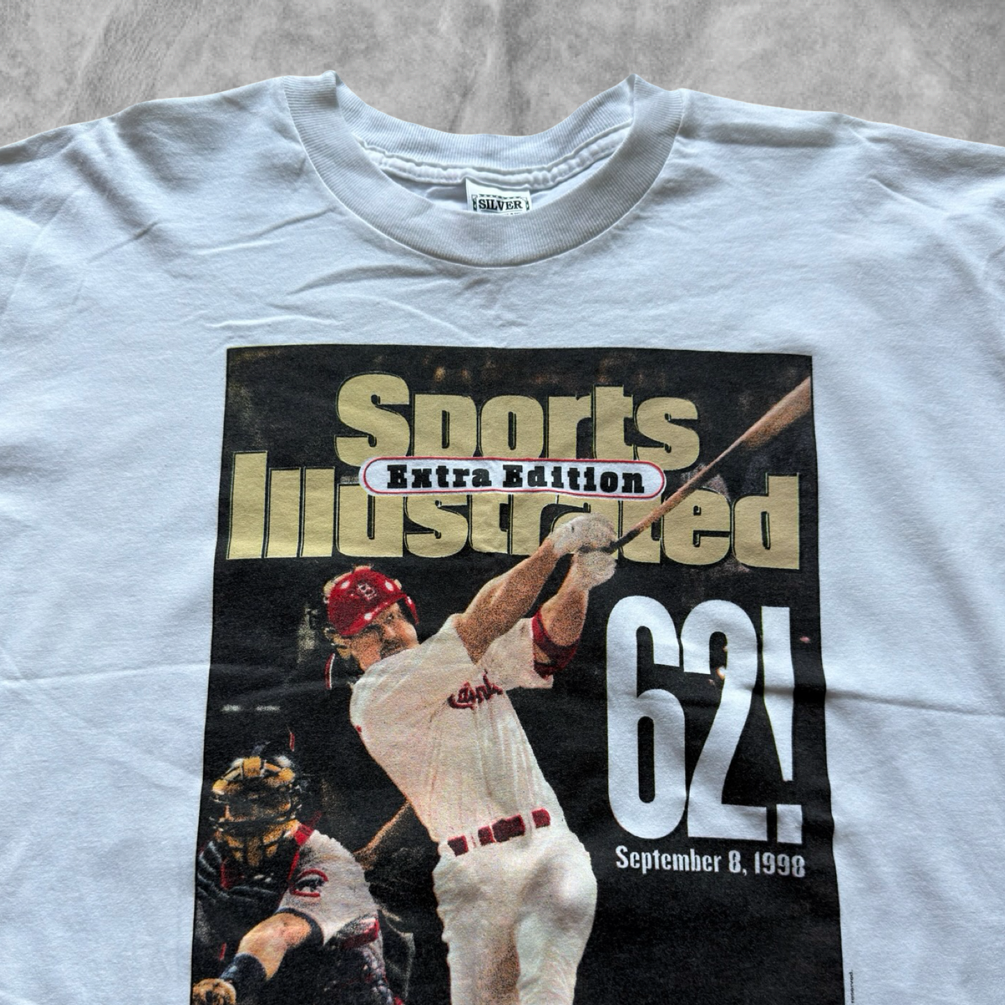 White Sports Illustrated Mark Maguire Shirt 1998 (XL)