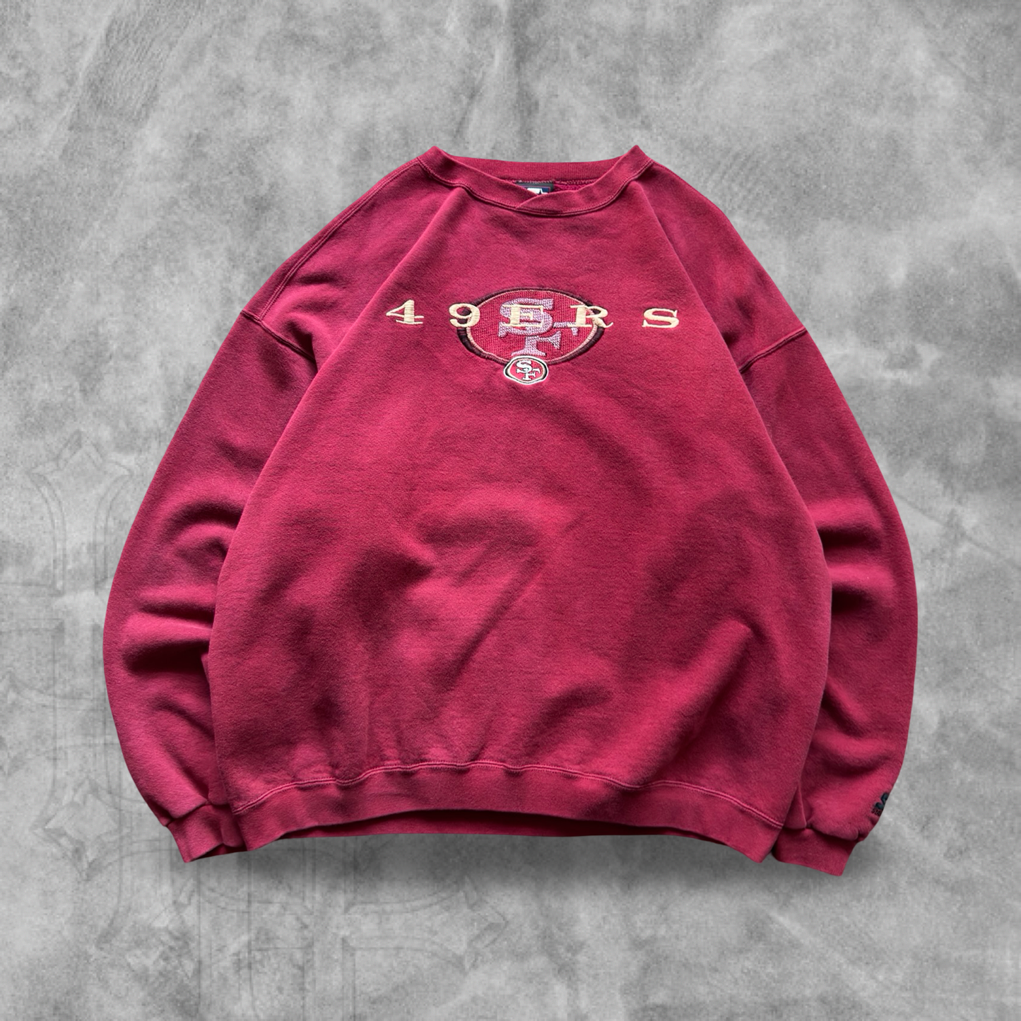 Red San Francisco 49ers Sweatshirt 1990s (XL)