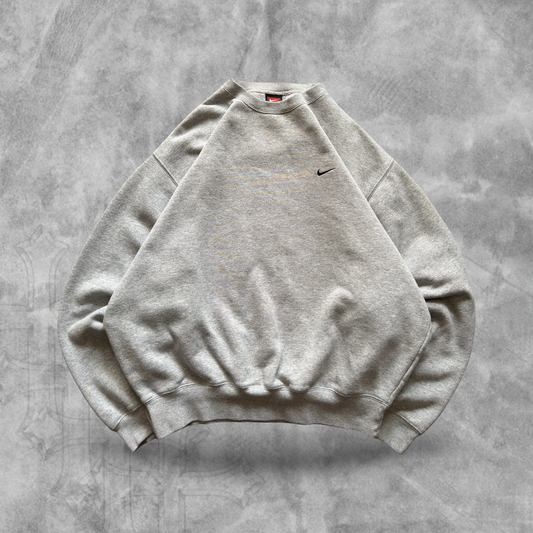 Gray Nike Essential Sweatshirt 1990s (M)
