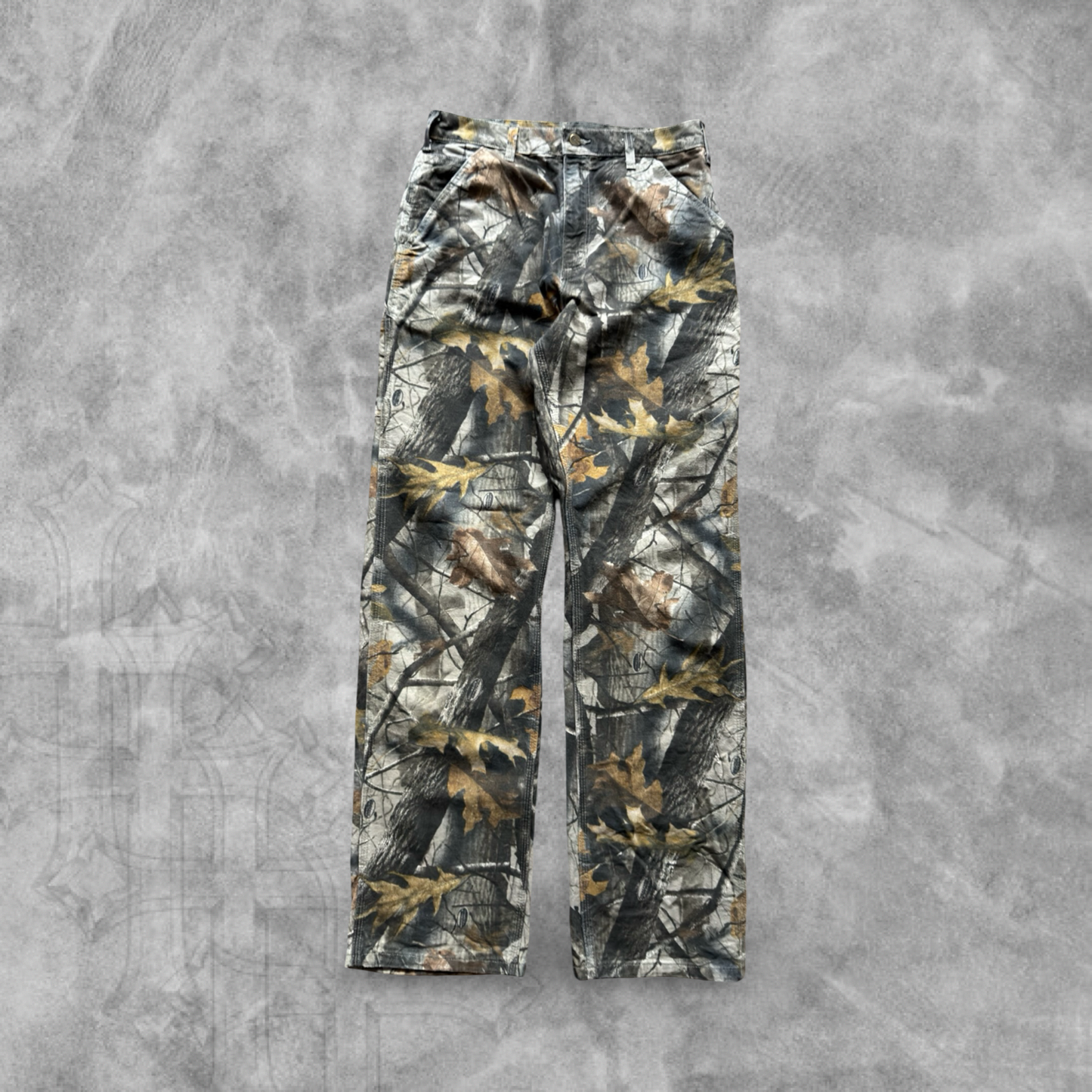 Realtree Camo Carhartt Carpenter Pants 2000s (32x34)