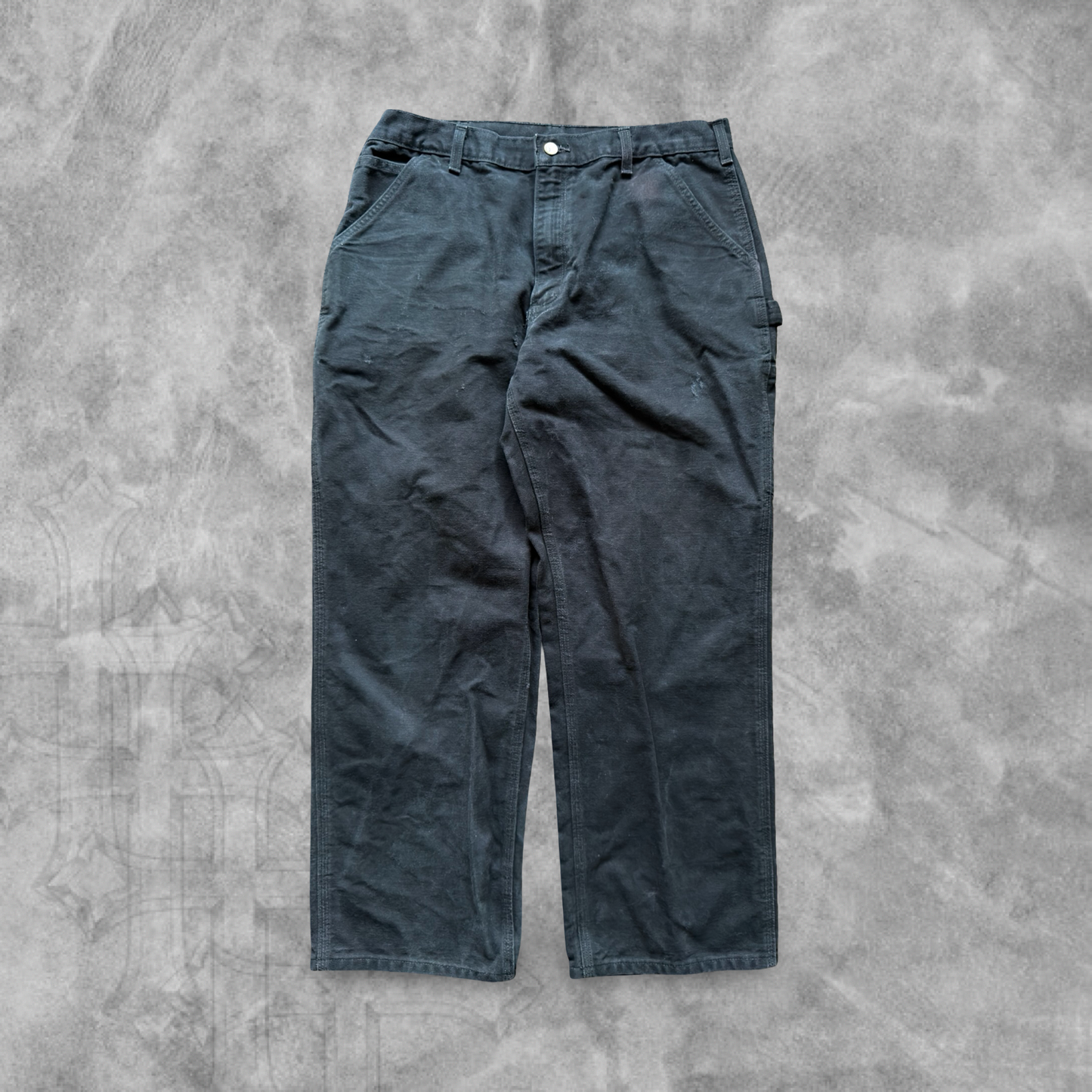 Black Carhartt Carpenter Pants 2000s (36x30)