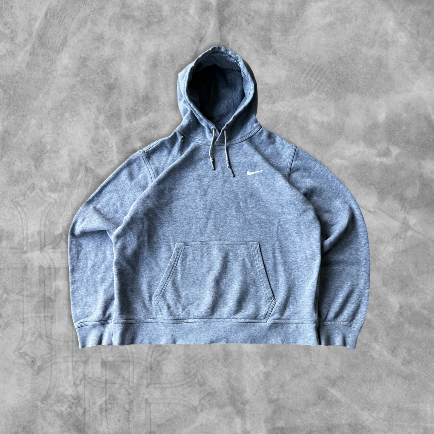 Grey Nike Hoodie 2000s (L)