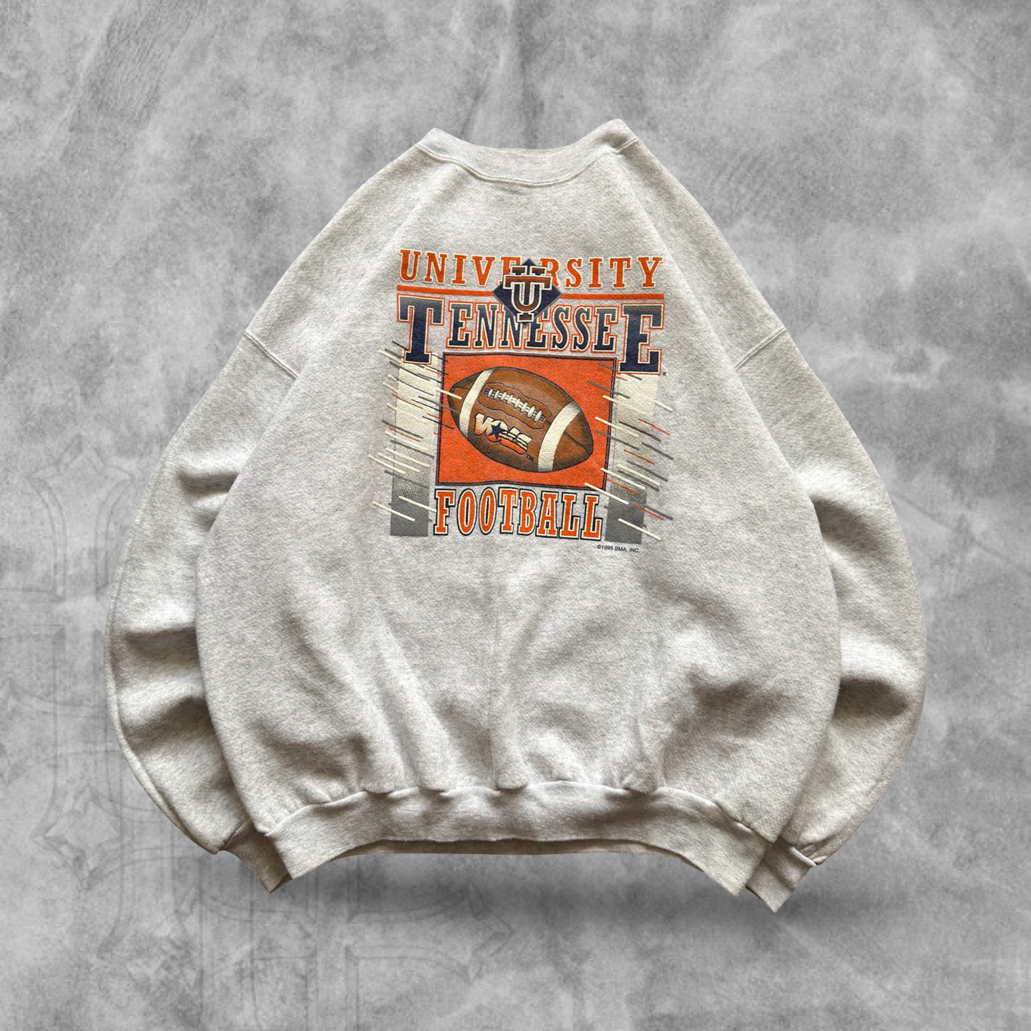 Gray Tennessee Volunteers Football Sweatshirt 1990s (L)