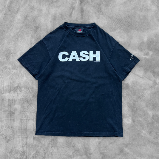 Black Johnny Cash Dirt Shirt 2004 (L)