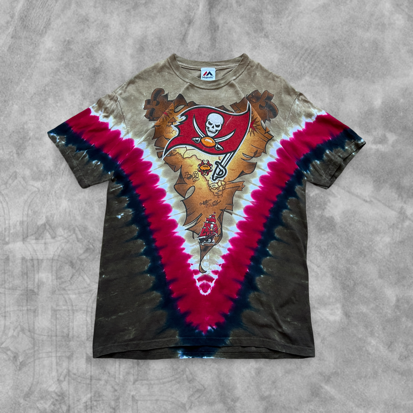 Tie Die Tampa Bay Buccaneers Shirt 2000s (L)