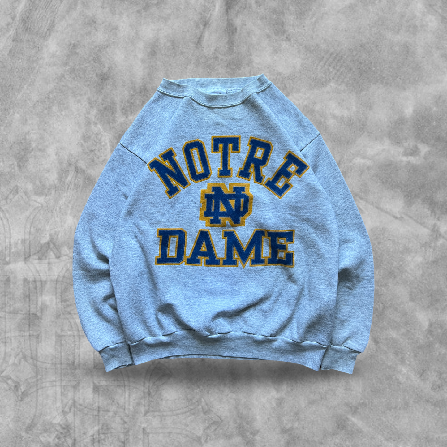 Light Gray Notre Dame Sweatshirt 1990s (M)