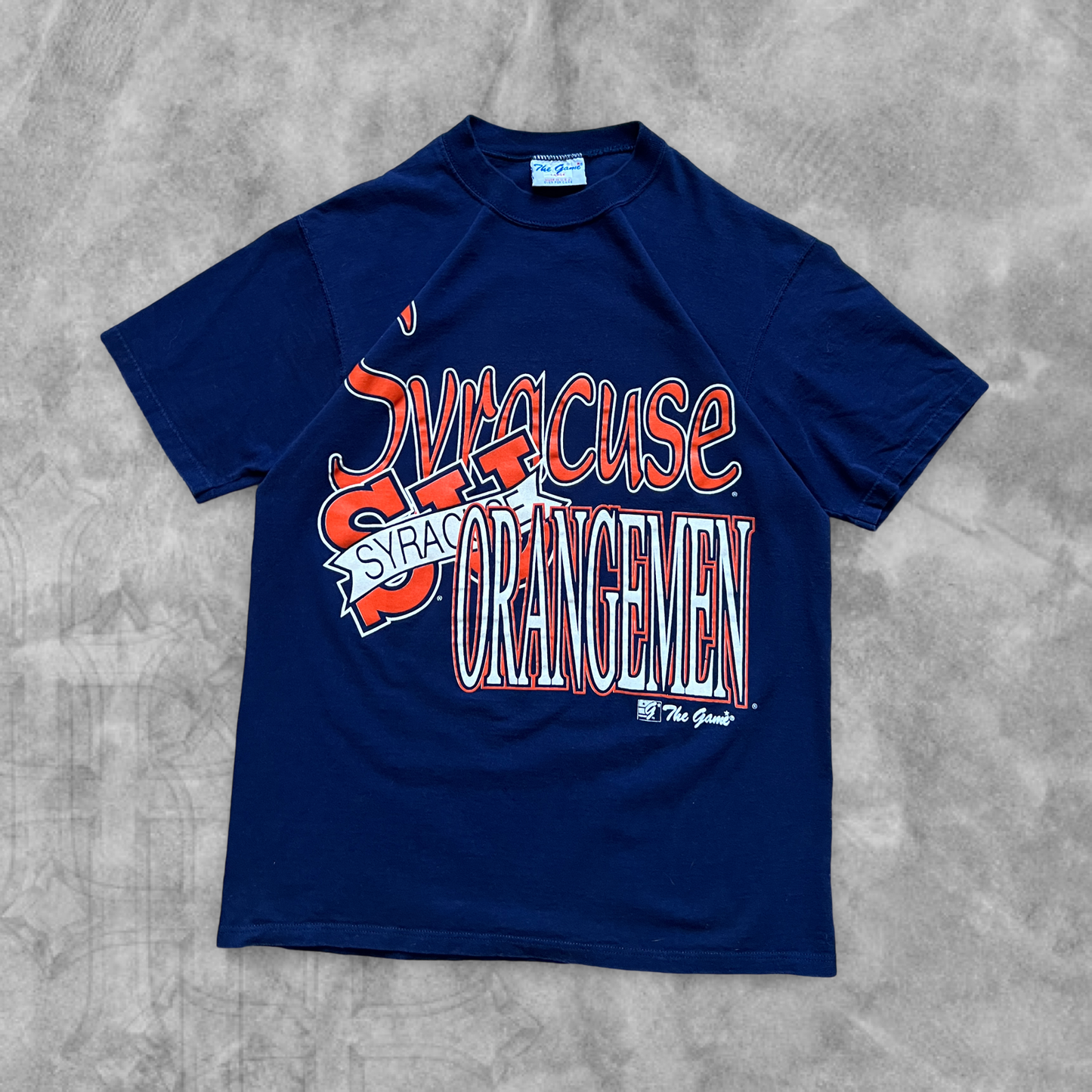 Navy Blue Syracuse Orangeman Shirt 1990s (L)