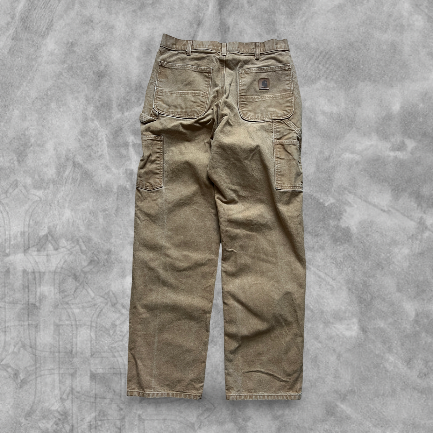 Camel Carhartt Carpenter Pants 2000s (33x34)
