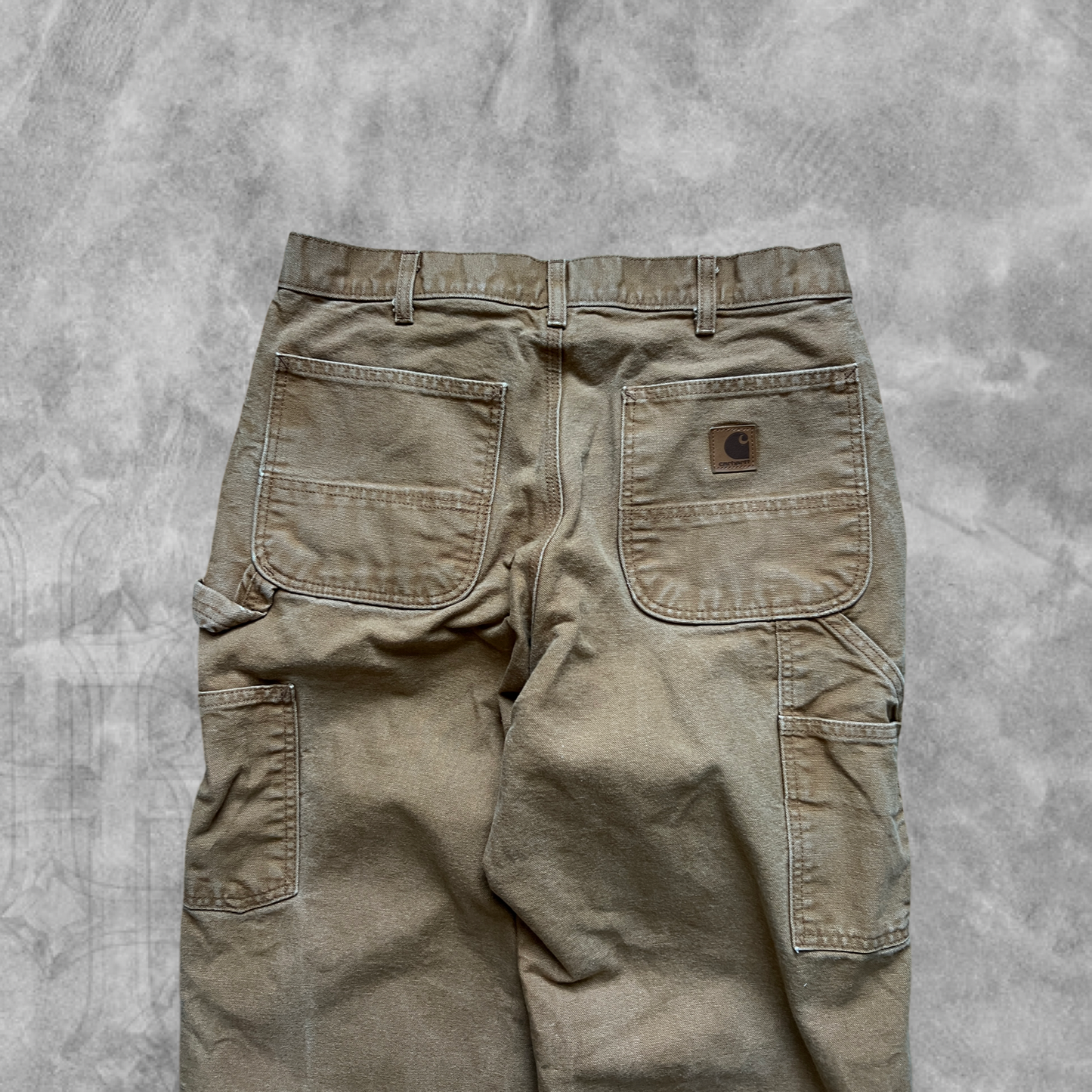 Camel Carhartt Carpenter Pants 2000s (33x34)