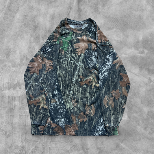 Camo Realtree Long Sleeve Shirt 1990s (XL)