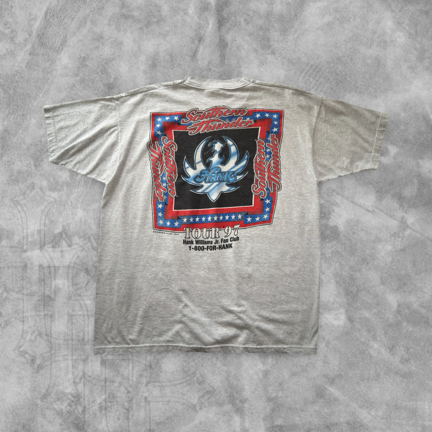 Gray Hank Willams Jr. Shirt 1997 (XL)
