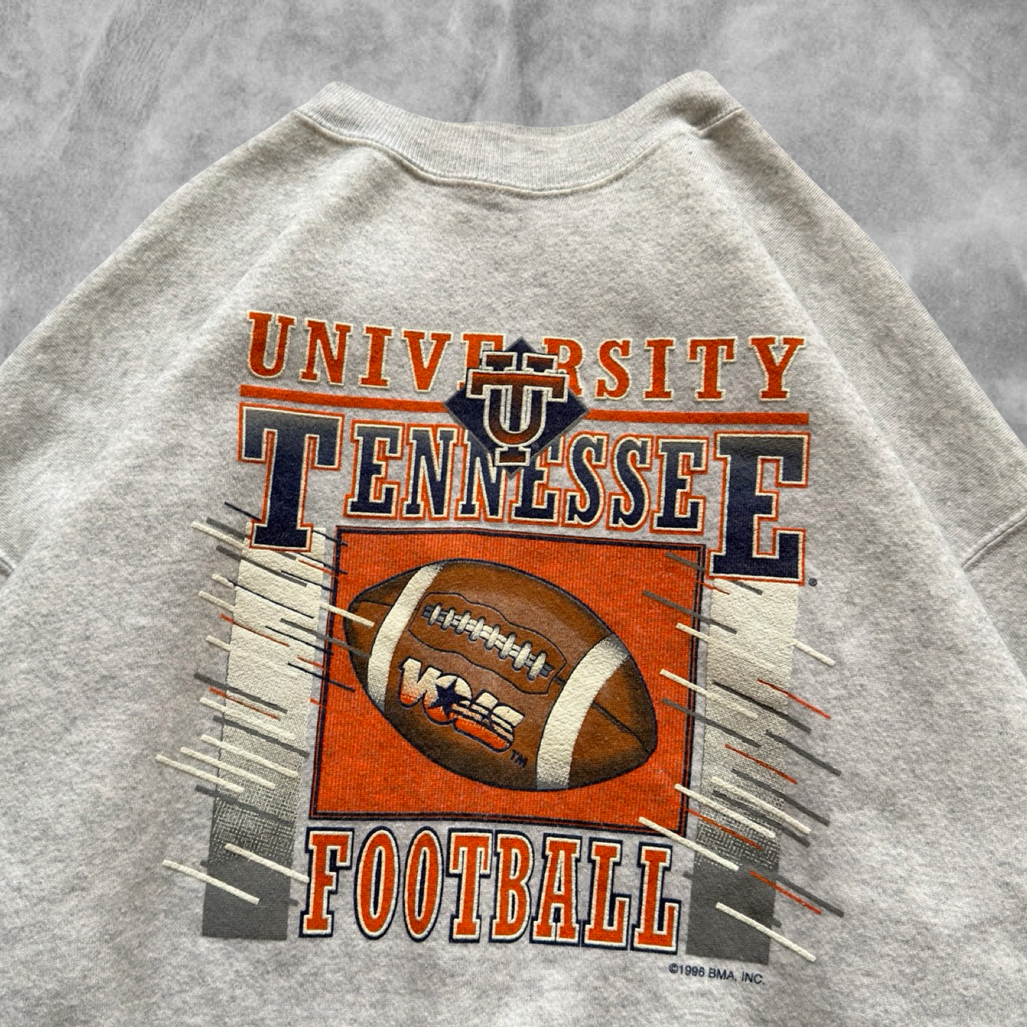 Gray Tennessee Volunteers Football Sweatshirt 1990s (L)