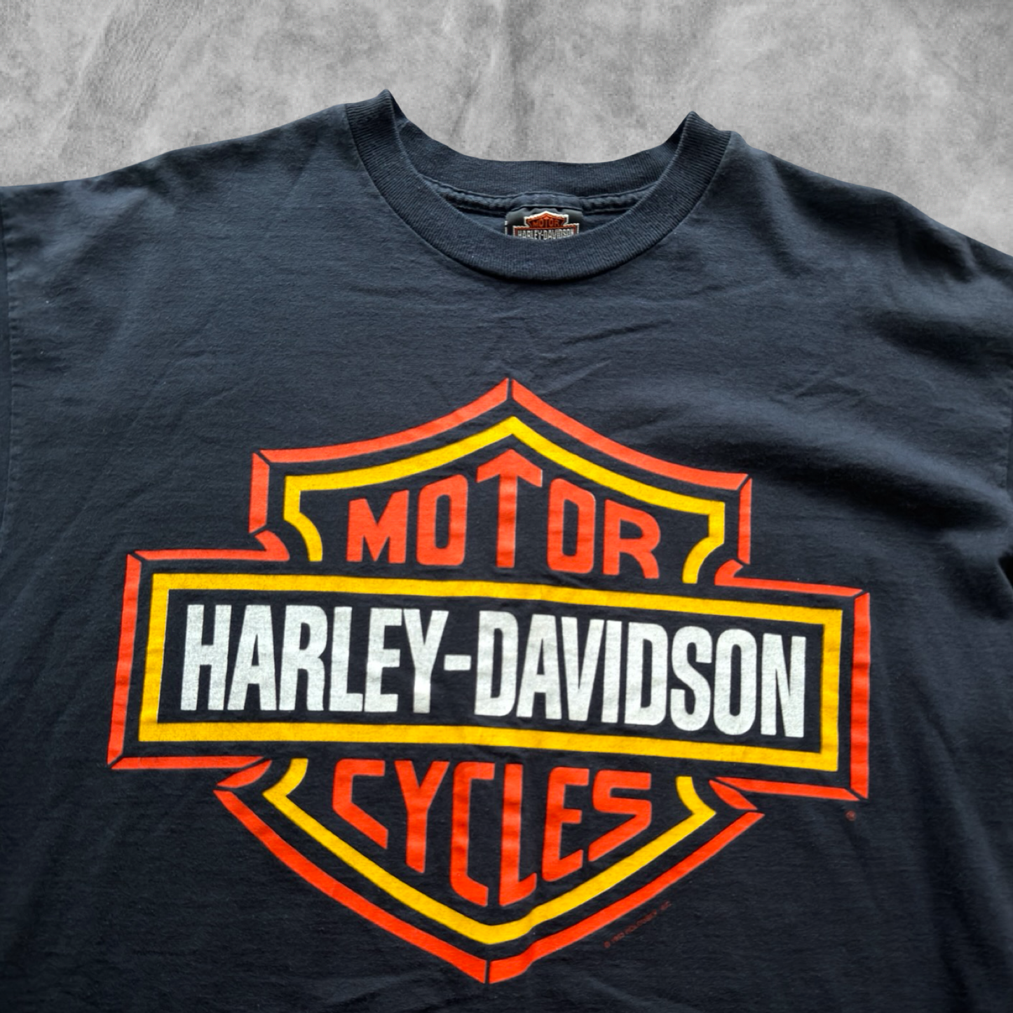 Black Peanut Harley Davidson Shirt 1990s (XL)