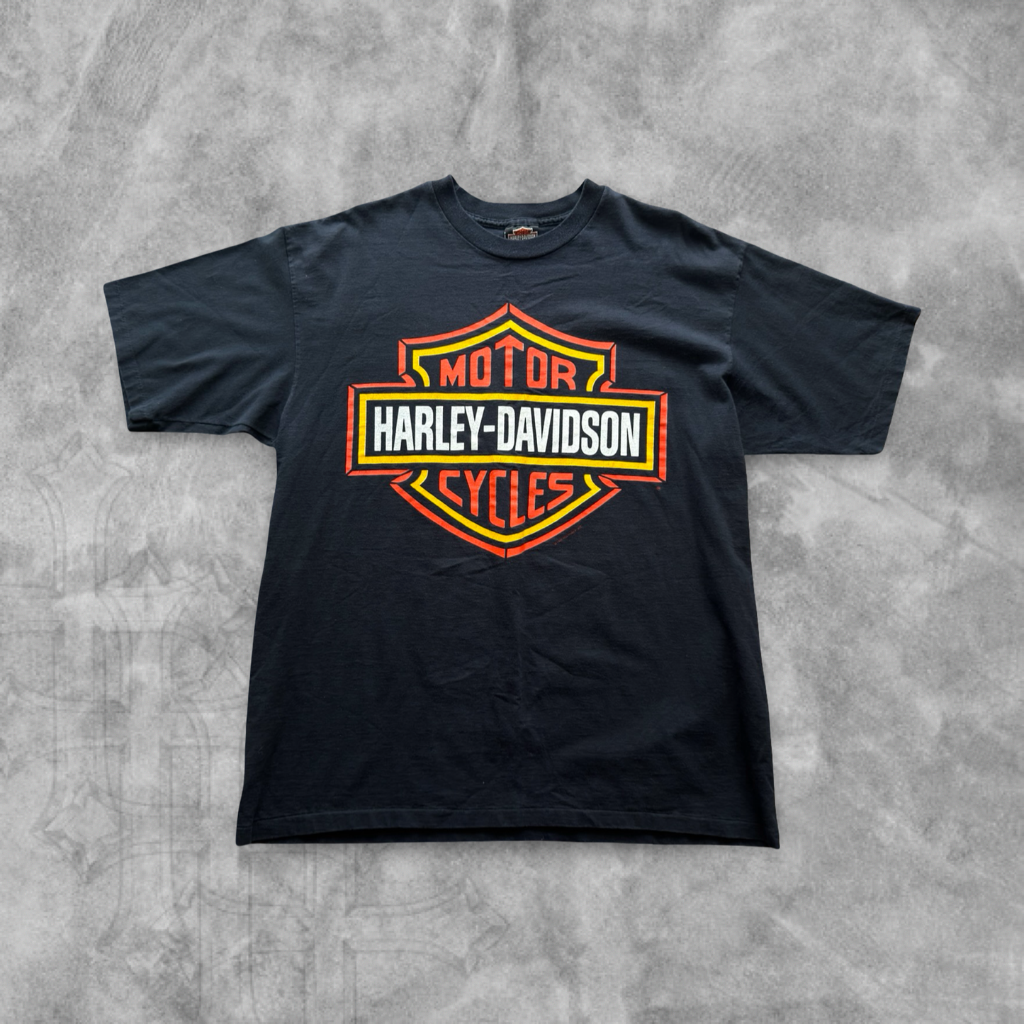 Black Peanut Harley Davidson Shirt 1990s (XL)