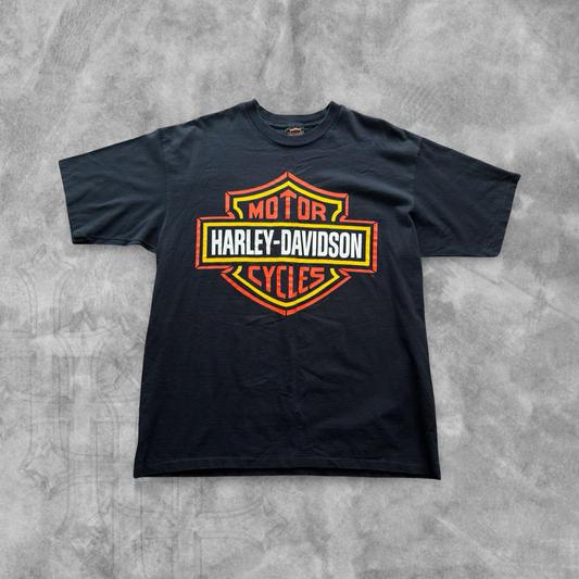 Black Peanut Harley Davidson Shirt 1990s (XL)