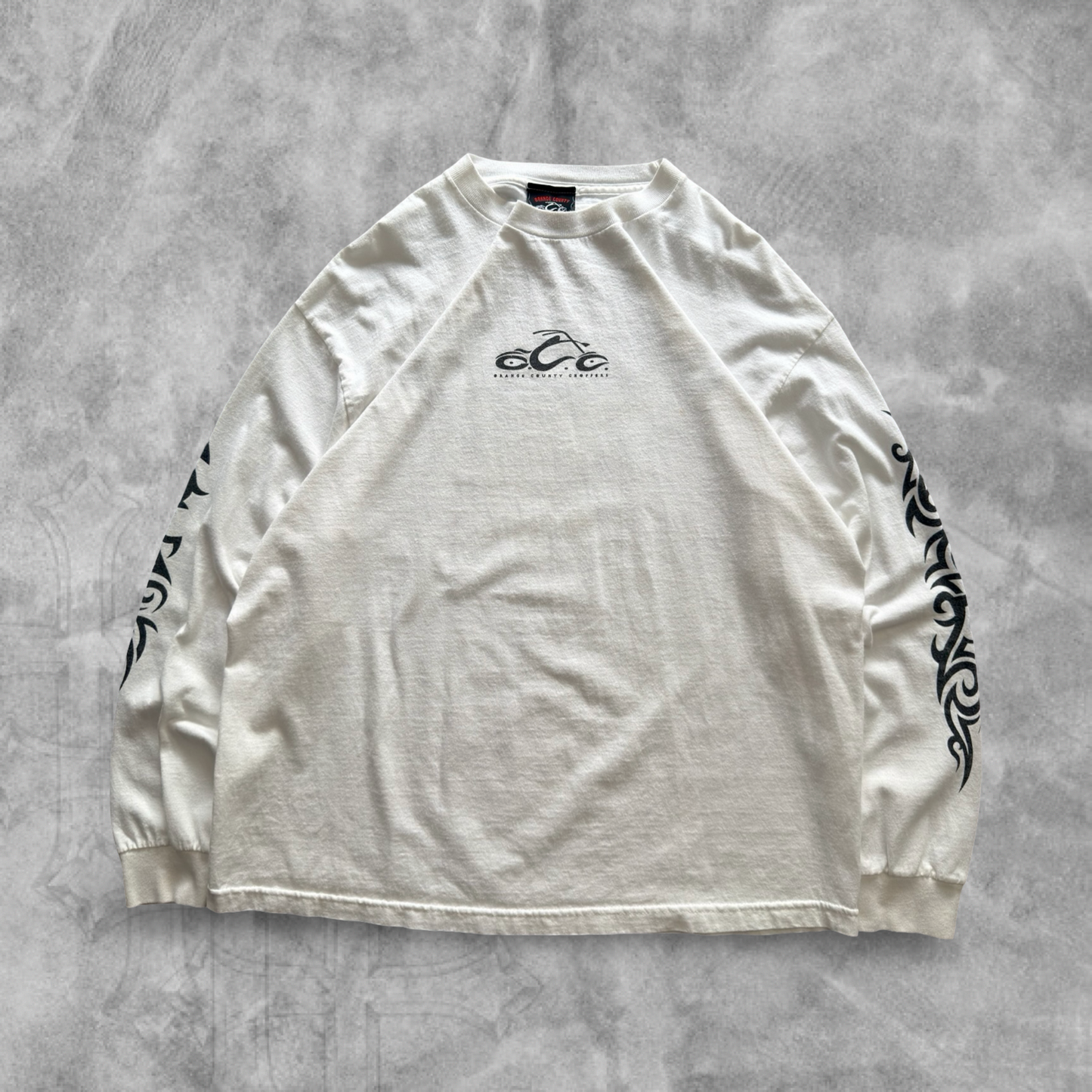 White Orange County Choppers Long Sleeve Shirt 1990s (XL)