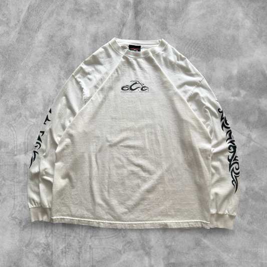 White Orange County Choppers Long Sleeve Shirt 1990s (XL)