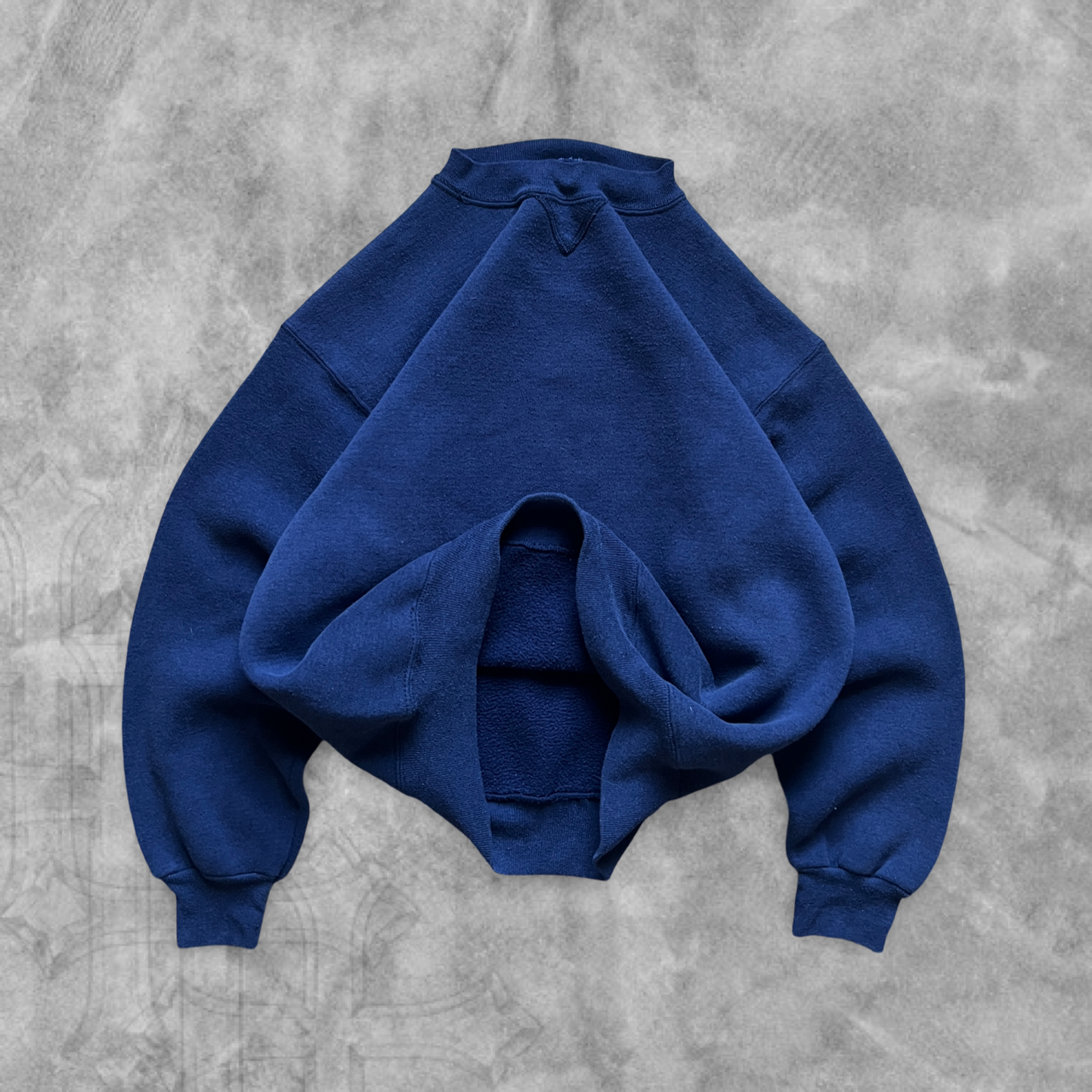 Navy Blue Sweatshirt 1990s (M)