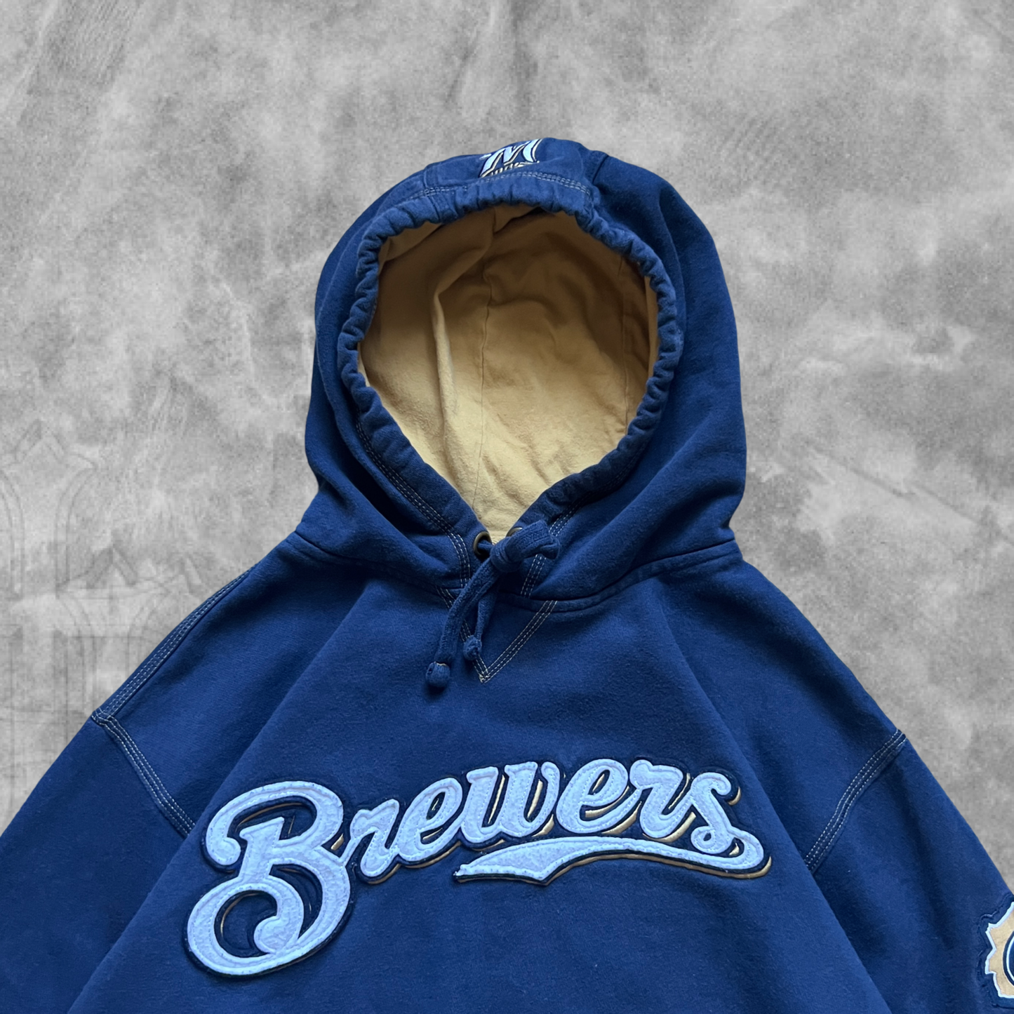 Navy Blue Brewers Hoodie 2000s (L)