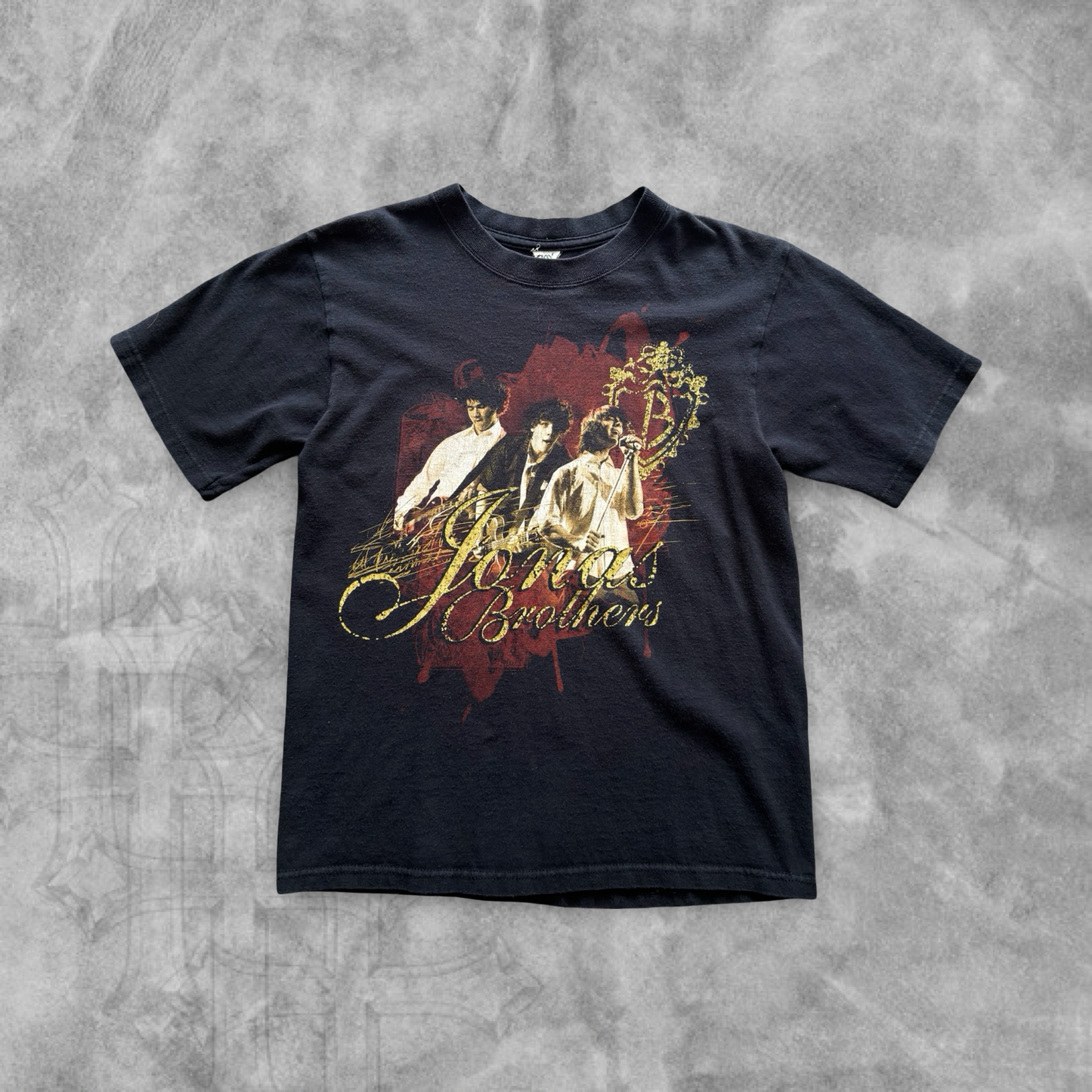 Black Jonas Brothers Concert Shirt 2008 (S)