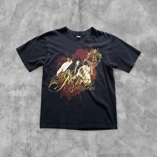 Black Jonas Brothers Concert Shirt 2008 (S)
