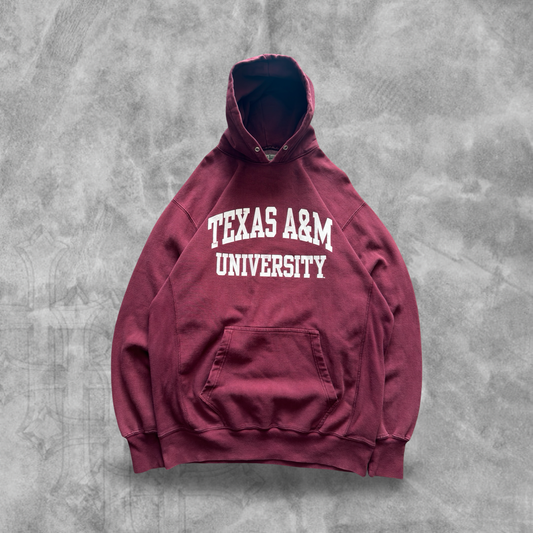 Maroon Texas A&M University Hoodie 1990s (XL)