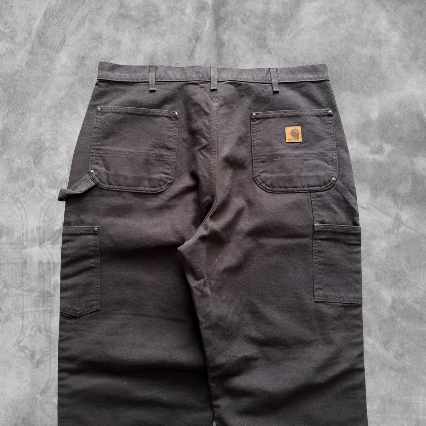 Mocha Brown Carhartt Double Knee Carpenter Pants 2000s (38x30)